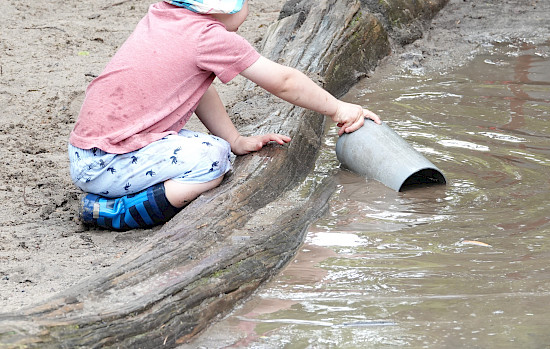 Land unter beim Sommerfest