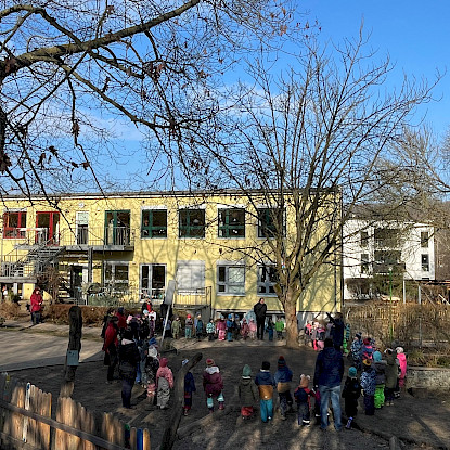Verabschiedung von unserem Kastanienbaum