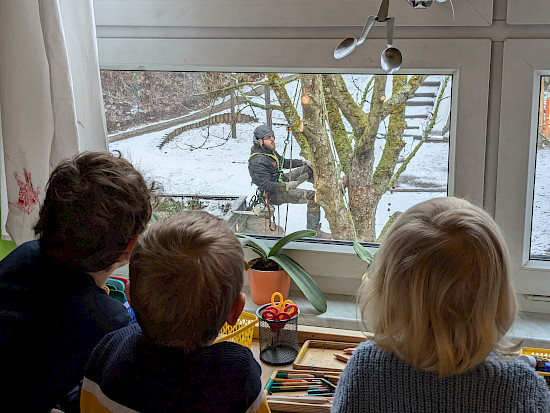 Blick aus dem Fenster