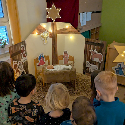 Wir sind unterwegs auf dem Krippenweg